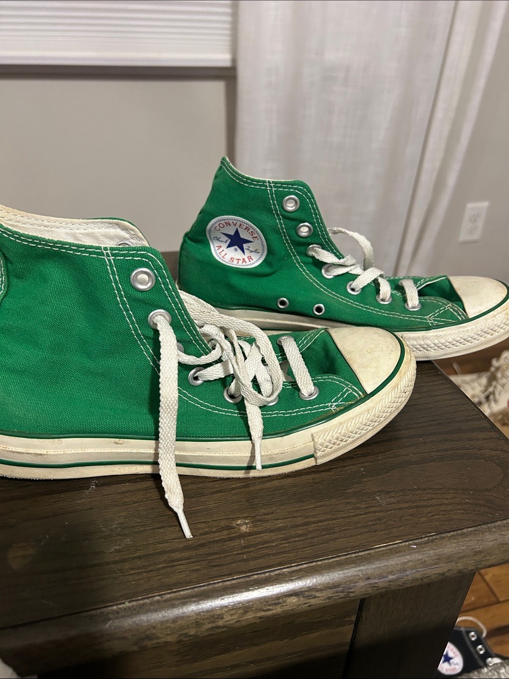 Converse  Green High Top Chuck Taylor Sneakers